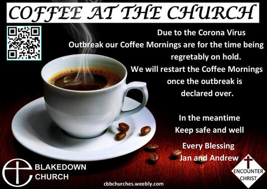 Churchill church; Blakedown church Coffee at the Church February 2020 advert