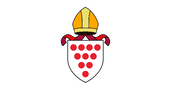 Churchill church; colour Diocese of Worcester Shield logo